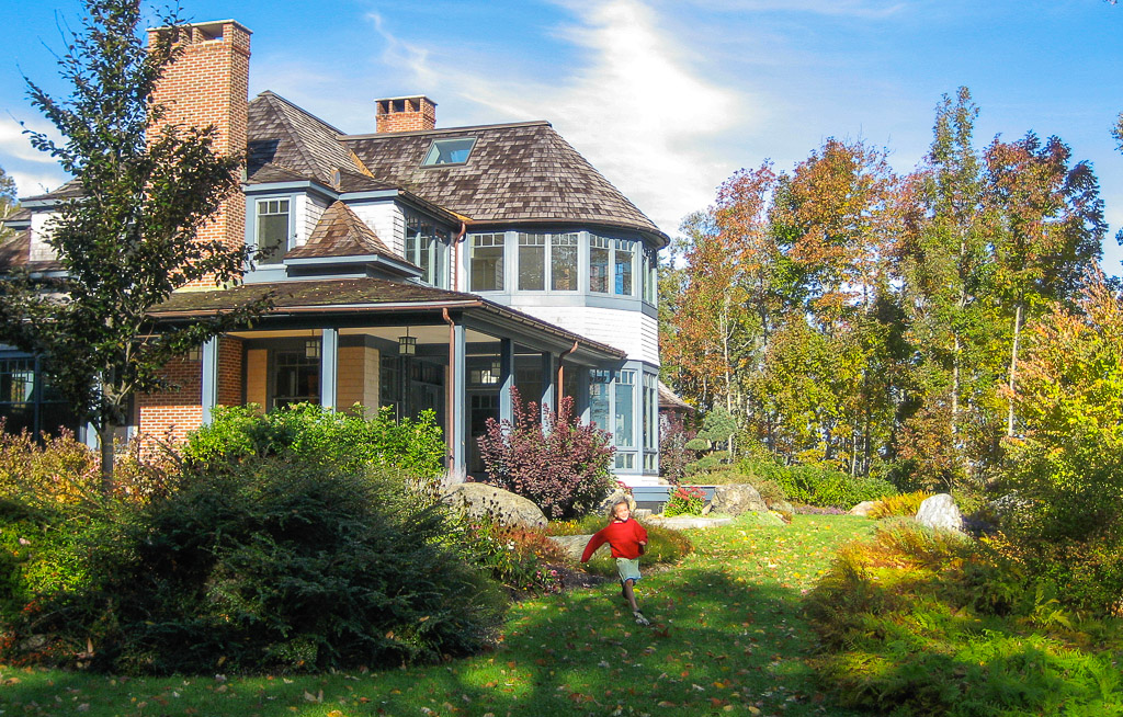 Heilner waterfront side from garden
