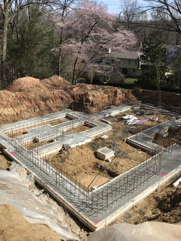 Arlington Zero Energy Passive progress: footings in place